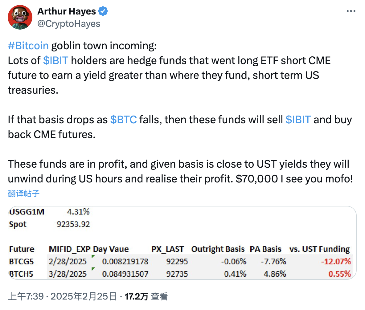 市场加速下跌，BTC真要奔70000去了？