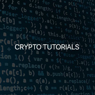 Crypto Tutorials